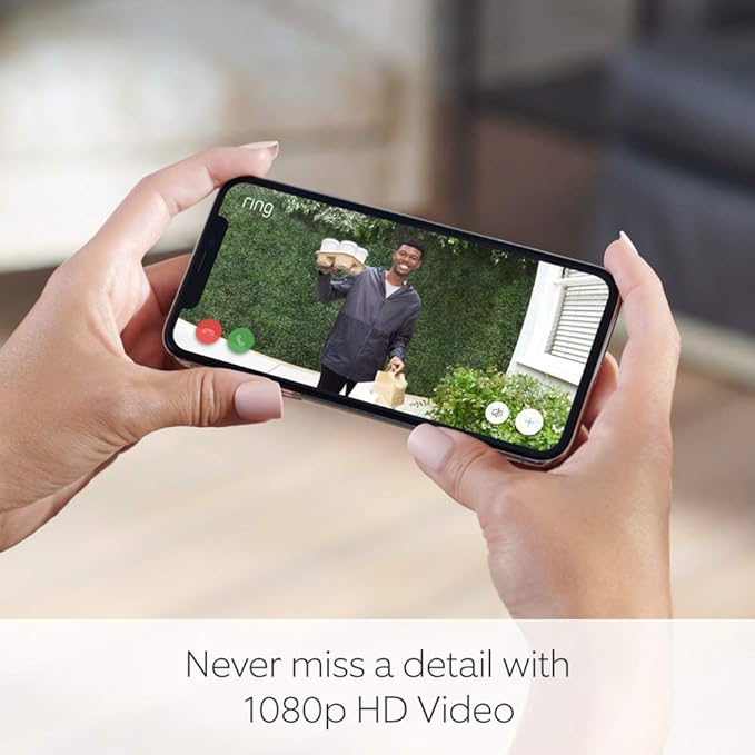 Ring Video Doorbell Wired Plug in HD | Motion Detection
