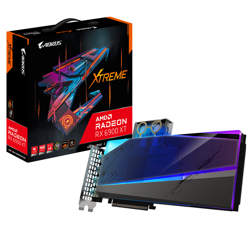 Aorus Radeon RX 6900 XT Xtreme Waterforce WB | 16GB | 256 BIT GDDR6 | GV-R69XTAORUSX WB-16GD Graphic Card