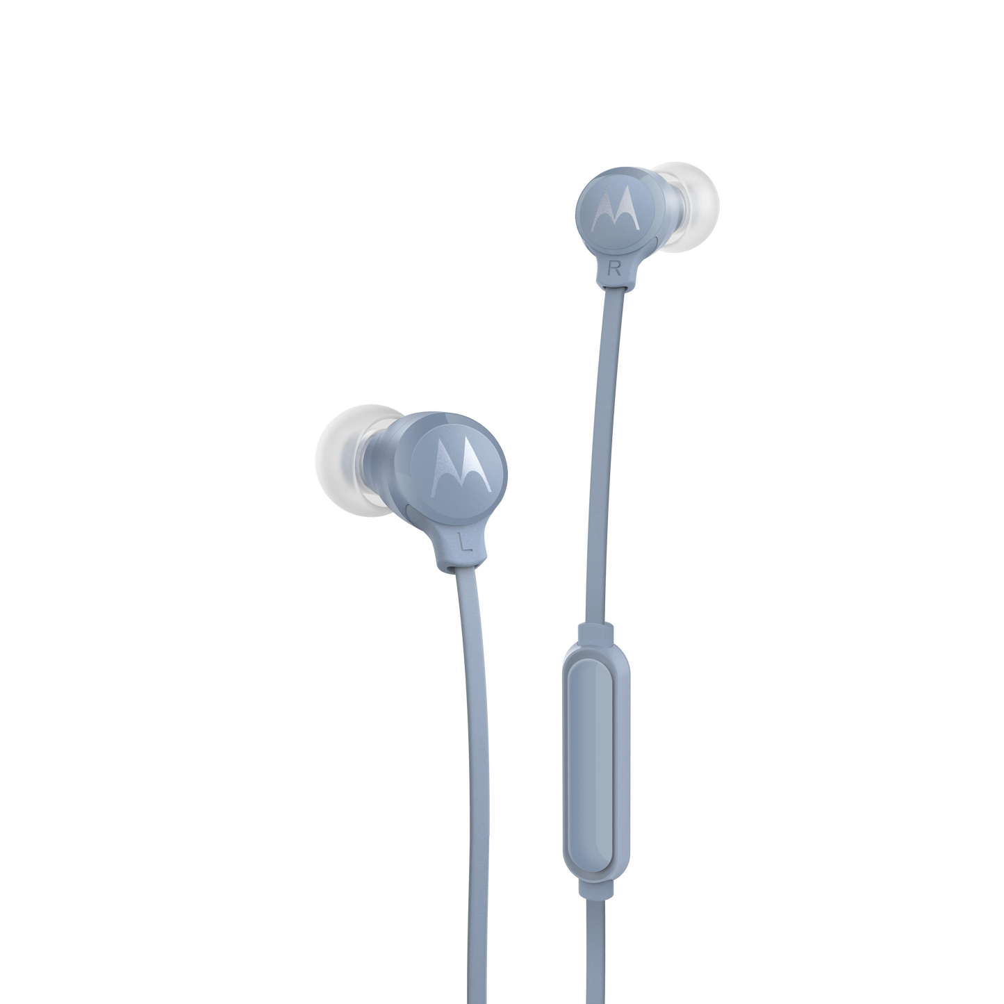 Motorola 3-S Wired Earbuds with Microphone | Lagoon Blue