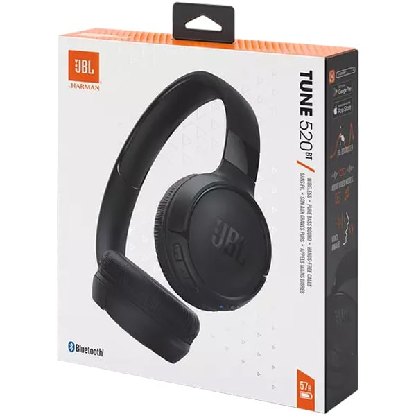 JBL Tune 520 BT | Wireless On Ear Headphones | Black