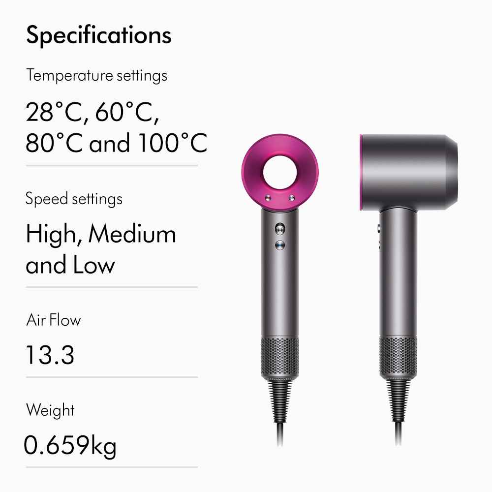 Dyson Supersonic Hair Dryer | HD15 | Iron/ Fuchsia