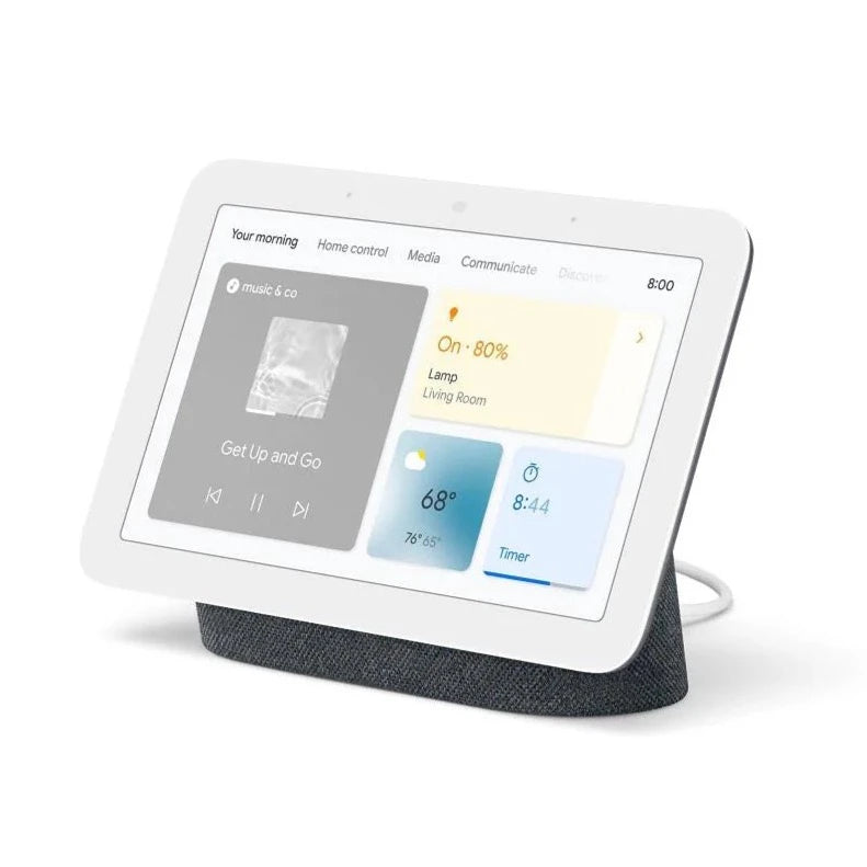Google Nest Hub 7" | Smart Display & Speaker | With Google Assistant | Charcoal