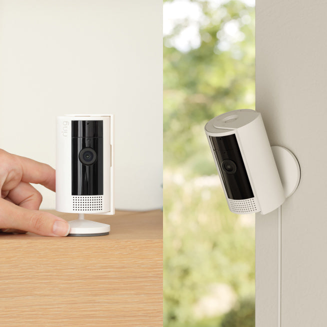 Ring Indoor Security Cam | Wired Plug-in | White