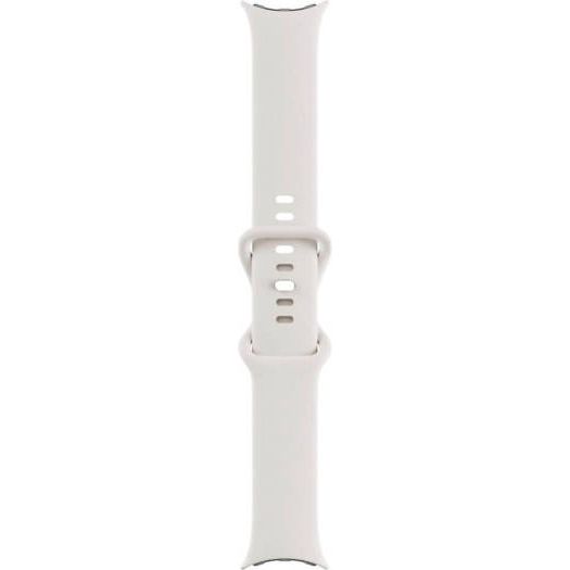 Google Pixel Watch Silver Stainless Steel Smartwatch 41mm With Chalk Active Band WiFi/BT - Silver/Chalk
