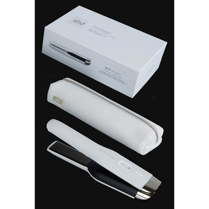 GHD Unplugged Cordless | Hair Straightener | White