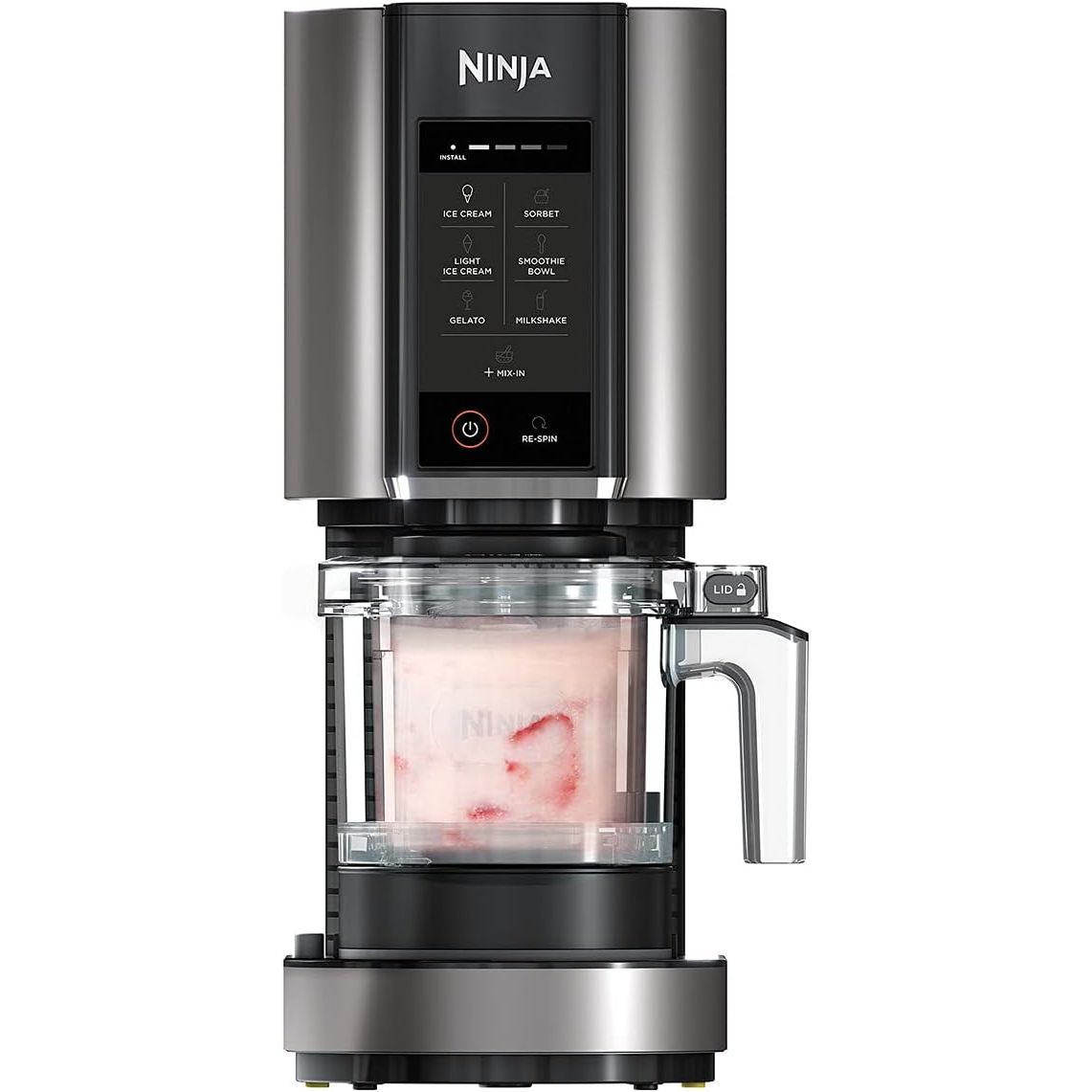 Ninja CREAMi | Ice Cream & Frozen Dessert Maker | NC300 | 7 Programs | Black/Silver