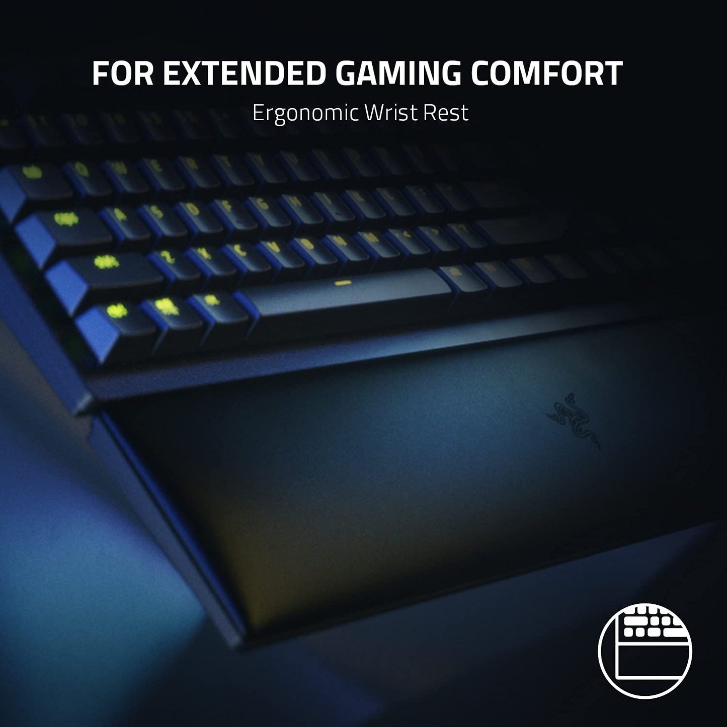 Razer Huntsman V2 Tenkeyless Gaming Keyboad | Clicky Purple