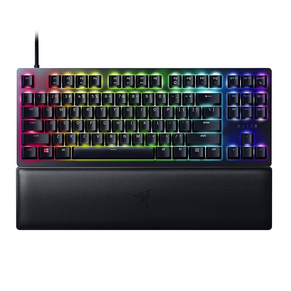 Razer Huntsman V2 Tenkeyless Gaming Keyboad | Clicky Purple