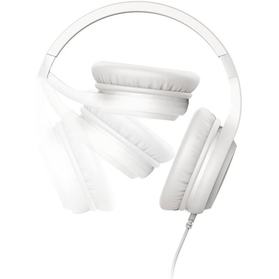 Motorola | Moto XT120 | Over-Ear Headphones with Microphone | White