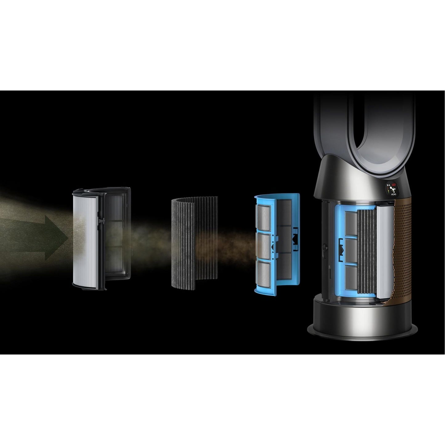 Dyson Pure Cool Air Purifier | Tower Fan | White & Silver | TP04
