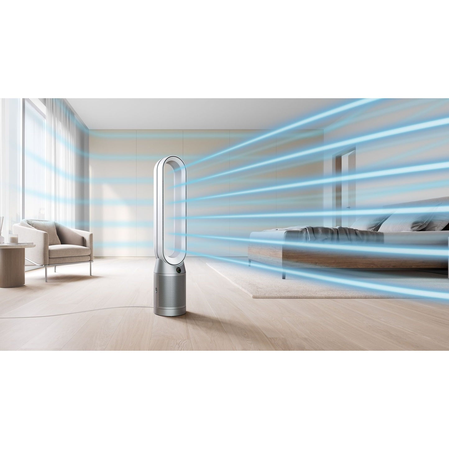 Dyson Purifier Cool Air Purifying Fan | White/Silver | TP07