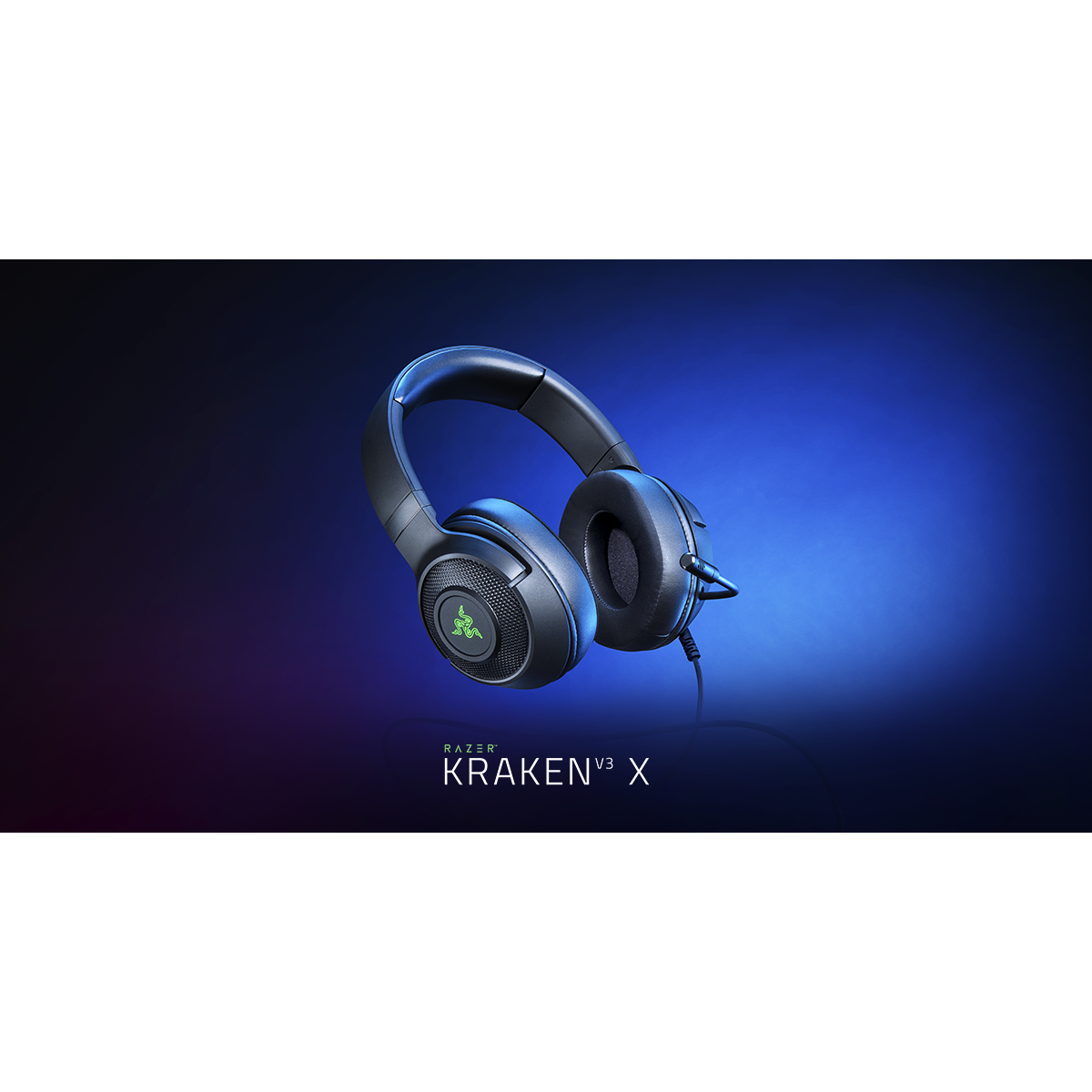 Razer Kraken x Lite Ultralight Gaming Headset | Bendable Cardioid Microphone | Black