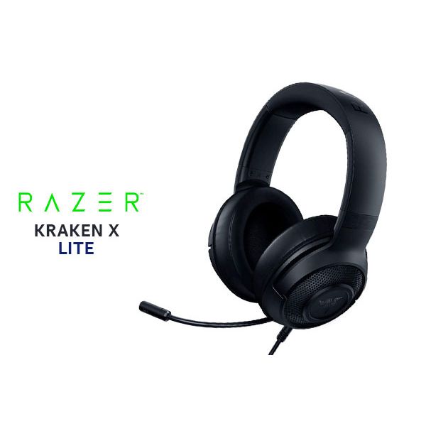 Razer Kraken x Lite Ultralight Gaming Headset | Bendable Cardioid Microphone | Black