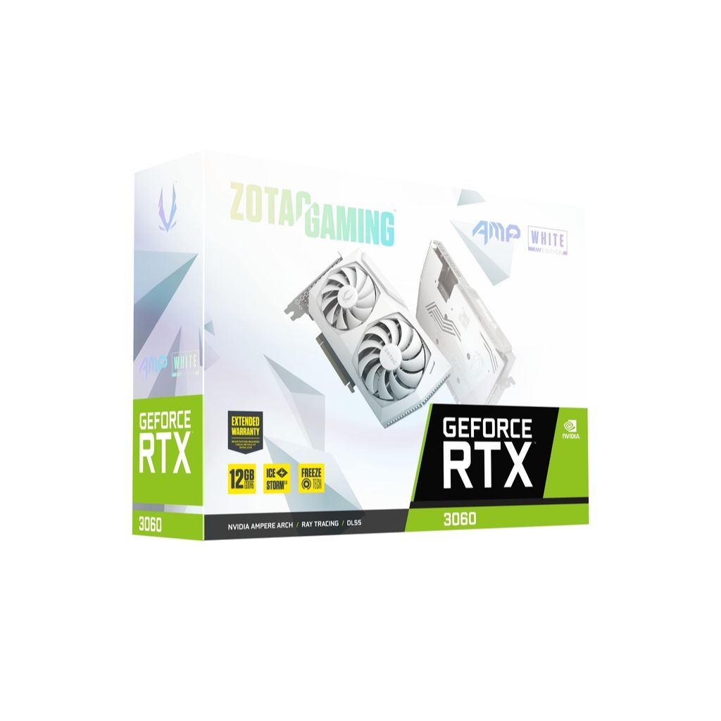 Zotac Gaming GeForce RTX 3060 AMP | White Edition | 12GB GDDR6 | 192 BIT