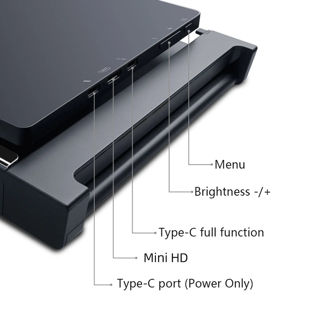 Xcess 15" Triple Portable Laptop Screen Extender | FHD 1080P IPS