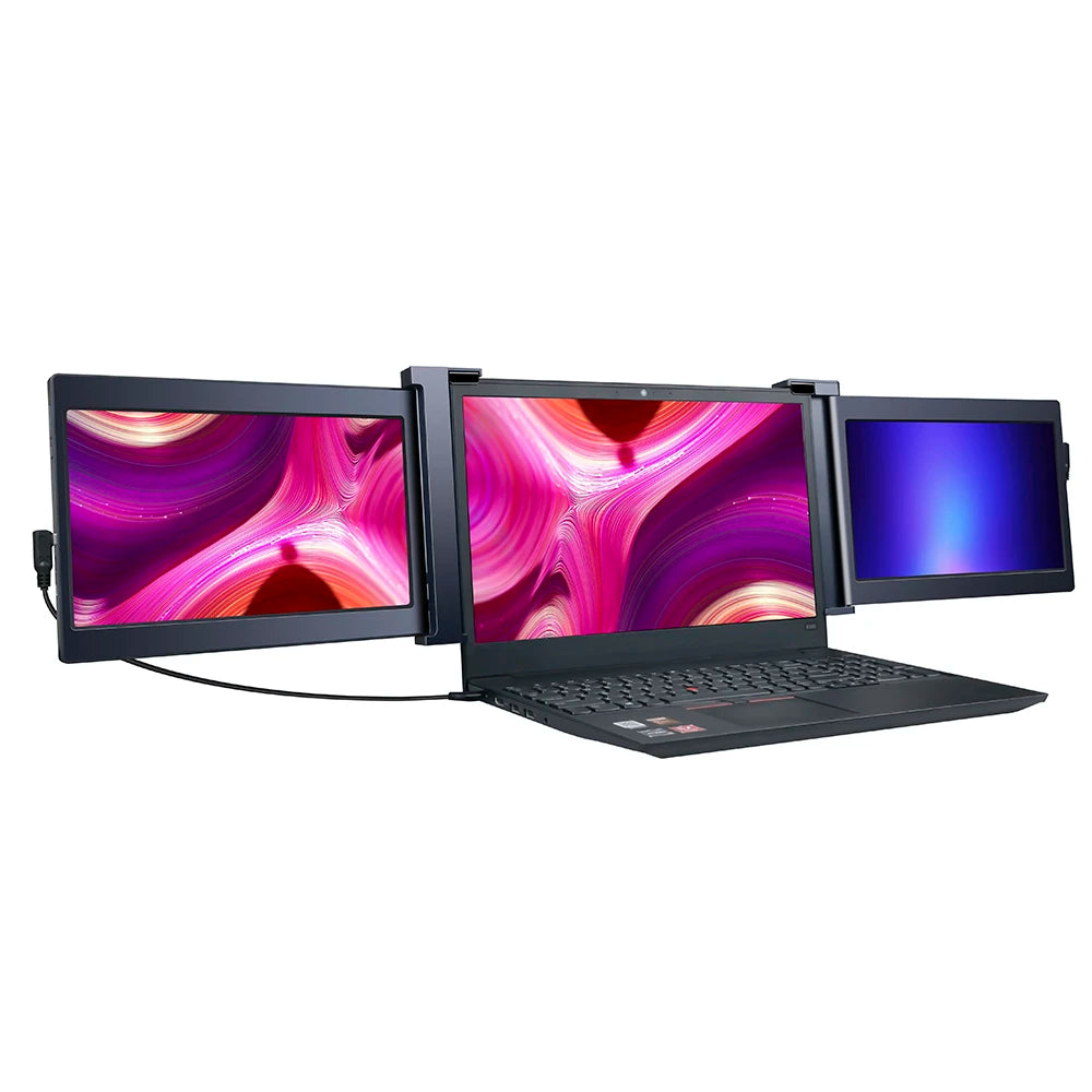 Xcess 15" Triple Portable Laptop Screen Extender | FHD 1080P IPS