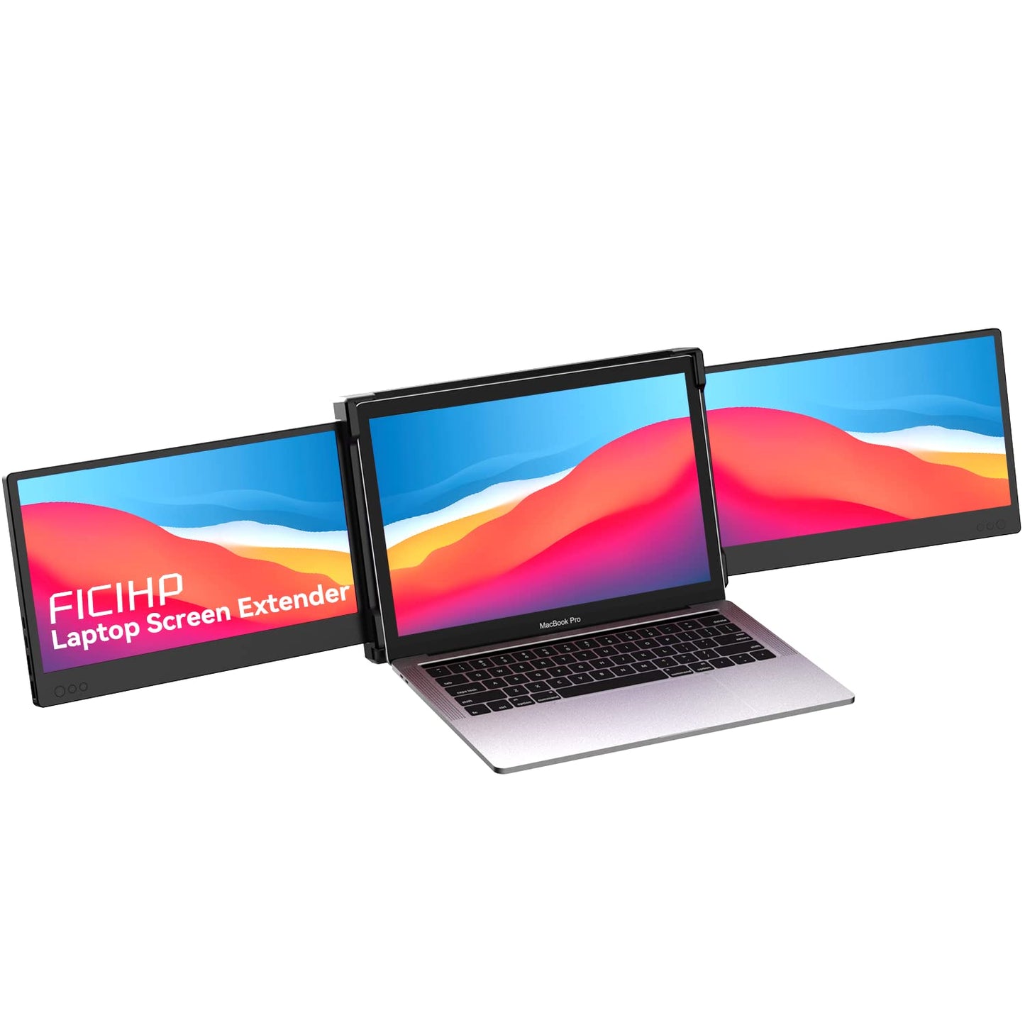Xcess 11.9” Triple Portable Laptop Screen Extender | FHD 1080P IPS