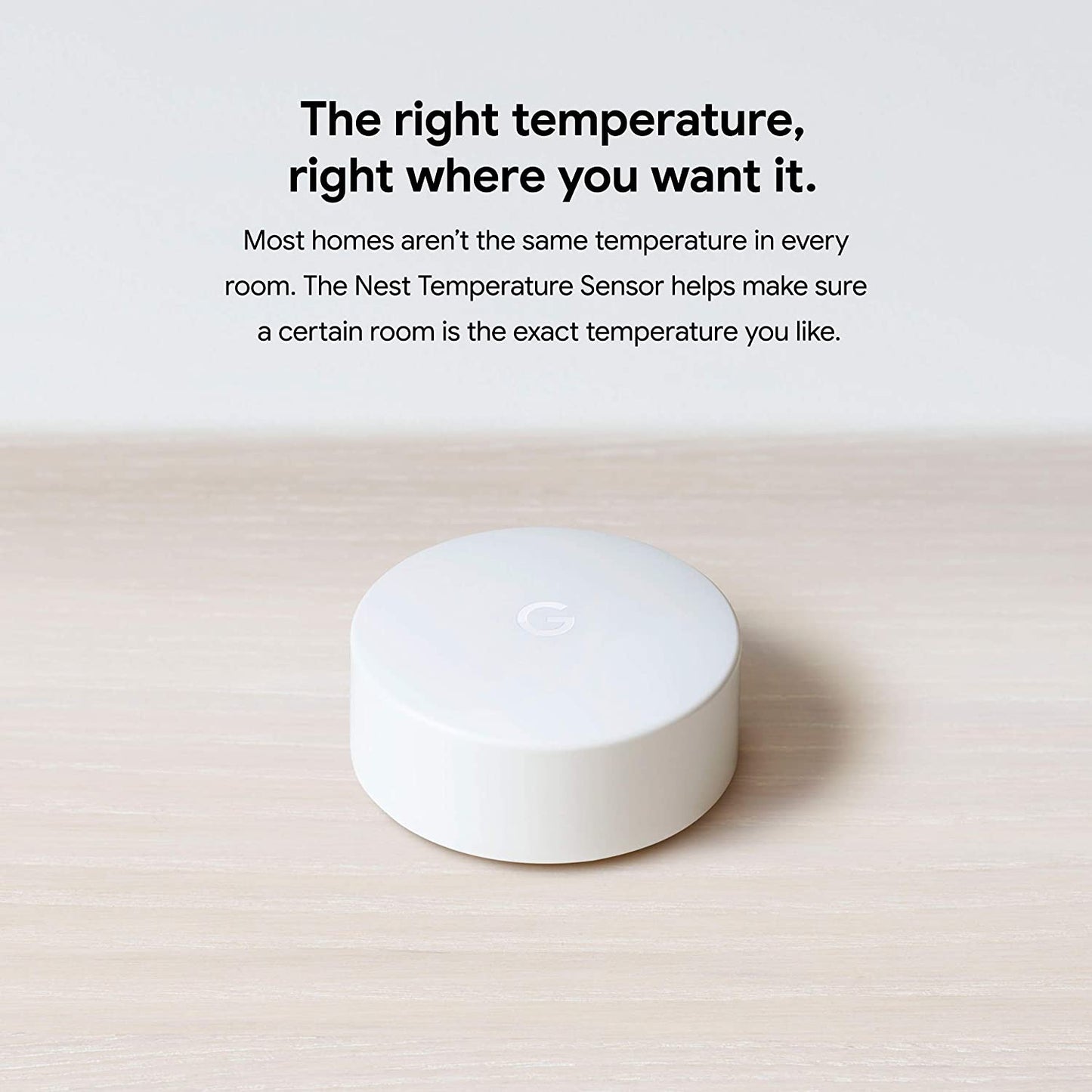 Google Nest Smart Home Temperature Sensor | T5000SF | White