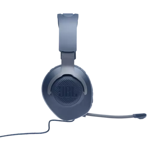 JBL Quantum 100 | Wired Over-Ear Gaming Headset | Flip-up Mic | Blue