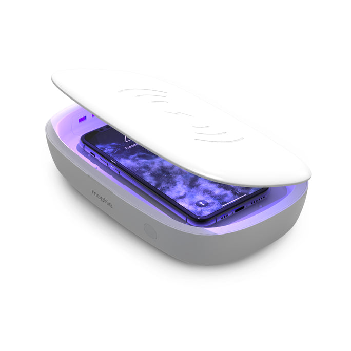 Mophie UV Sterilizer Box | Multi-Function UV Phone Cleaner Box | Fast Wireless Charging for Smart Phone | Deep UV Sterilizing Box