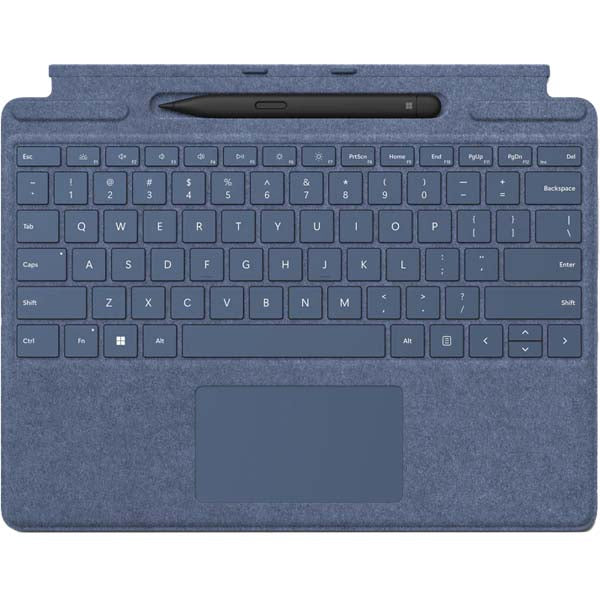 Microsoft Surface Pro Signature Keyboard with Microsoft Surface Pen 2 | English/ Arabic | Sapphire