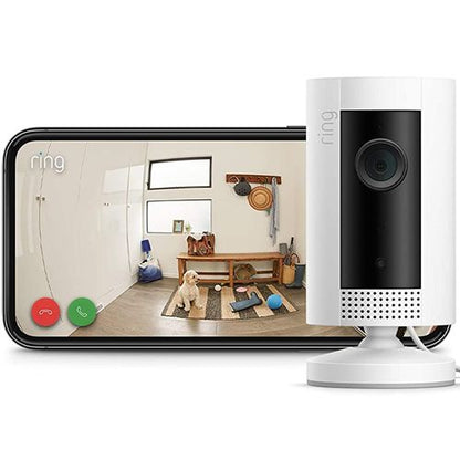 Ring Indoor Security Cam | Wired Plug-in | White