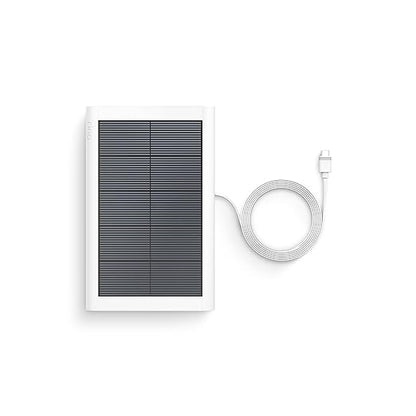 Ring Small Solar Panel for Stick Up Cam, Stick Up Cam Pro, Spotlight Cam Plus, Spotlight Cam Pro | White