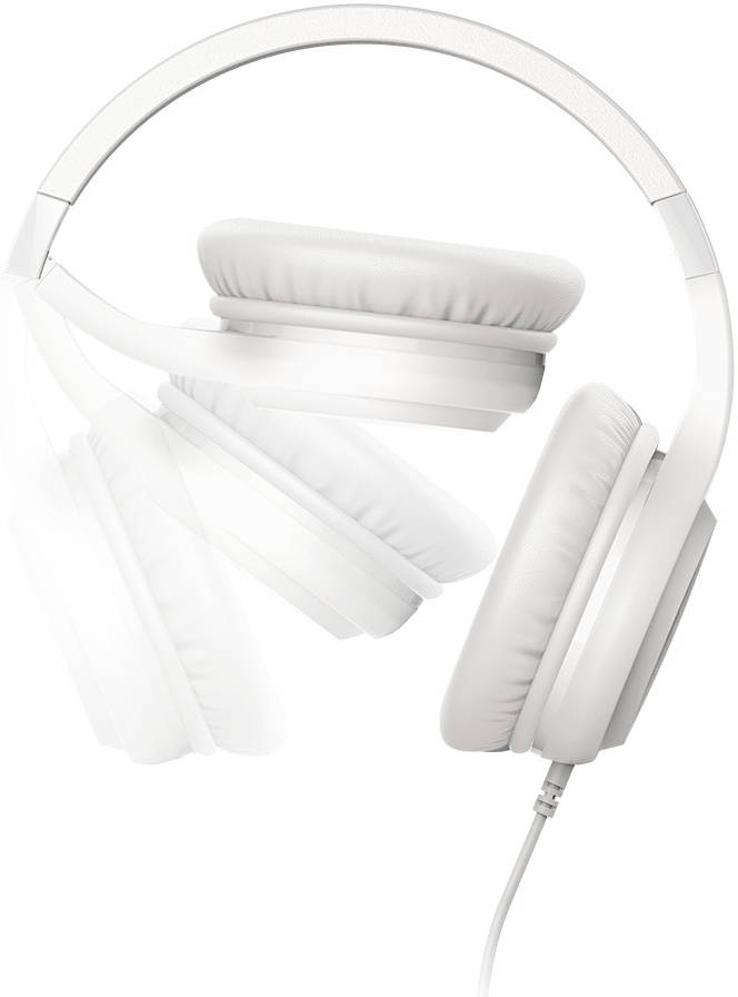 Motorola | Moto XT120 | Over-Ear Headphones with Microphone | White