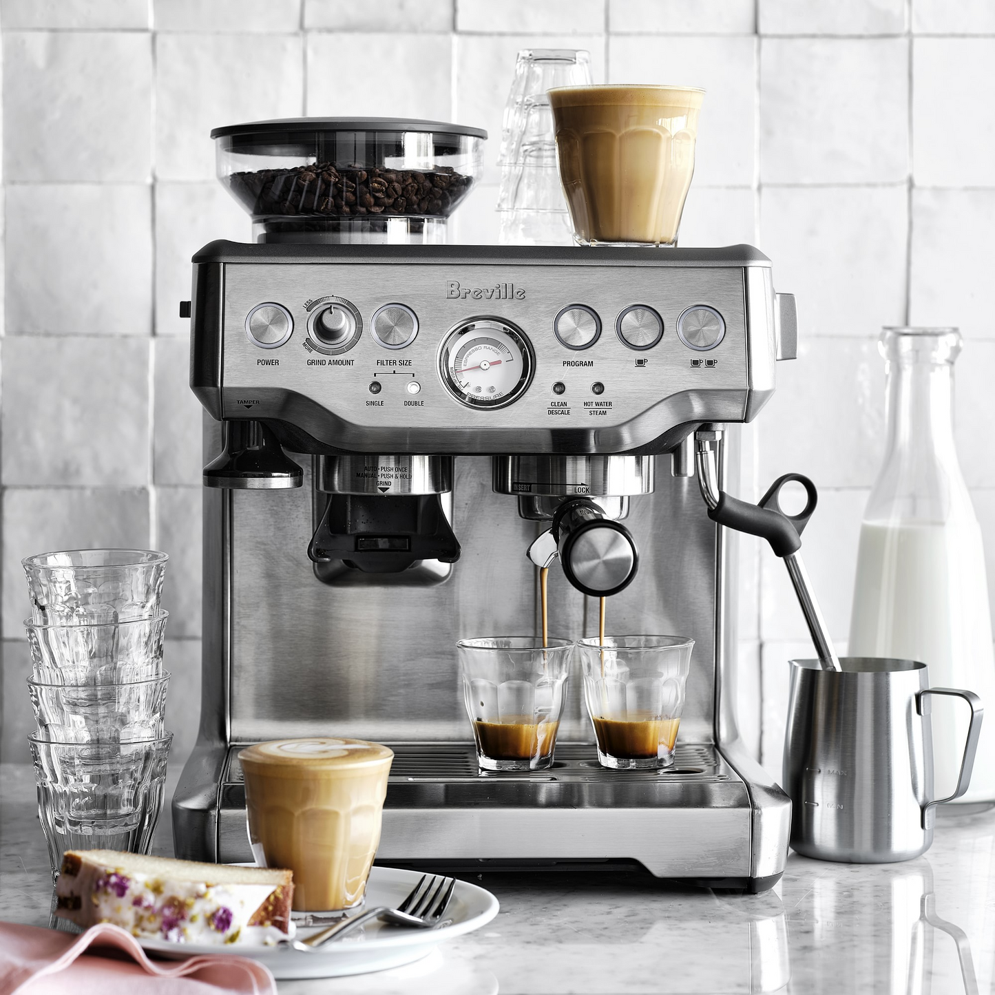 Breville | Barista Express Coffee Machine | BES875BSS