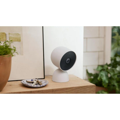 Google Nest Cam | Indoor/ Outdoor Security Camera | Battery | White | Pack of 3