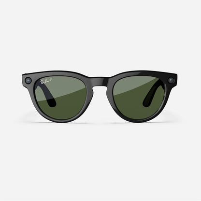 Ray-Ban | Meta Headliner Smart Sunglasses Shiny | Black/Green