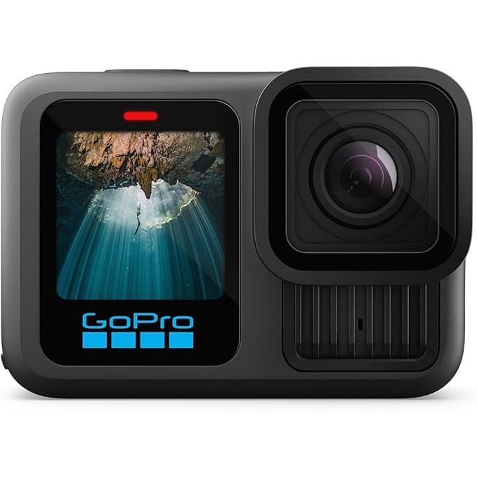 GoPro HERO13 Black | Waterproof Action Camera with 5.3K60 Video | 27MP Photo + Compatibility with HB-Series Lenses