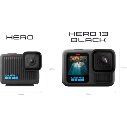 GoPro Hero Mini 13 | CHDHF-131 | Waterproof with 4K30 Ultra HD Video | 12MP Photos, Slow Motion, Long Battery Life