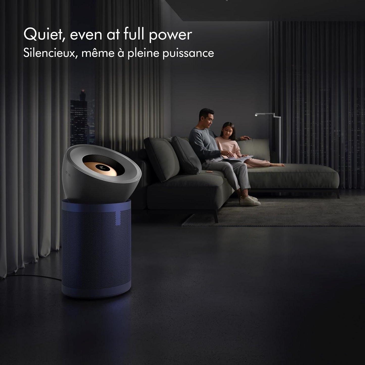 Dyson Purifier Big+Quiet HEPA H13 Formaldehyde | BP03 | Bright Nickel/Prussian Blue