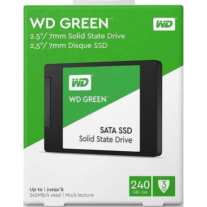 Western Digital 240GB Green SATA III 2.5" Internal SSD Drive | WDS240G2G0A