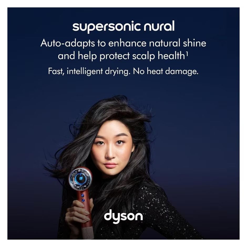 Dyson Supersonic Nural Hair Dryer | Quick, Intelligent Drying | HD16 | Strawberry Bronze/Blush Pink