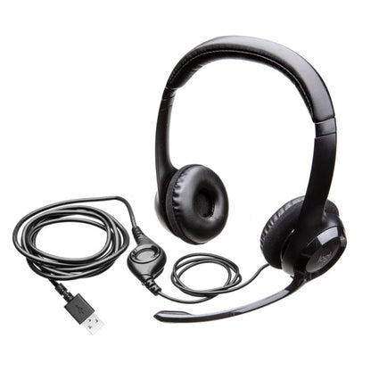 Logitech H390 USB Computer Headset | Black