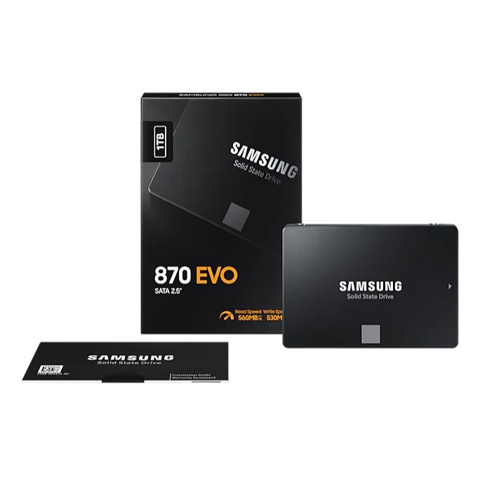 Samsung 870 EVO | SATA 2.5" SSD | 1TB Memory & Storage