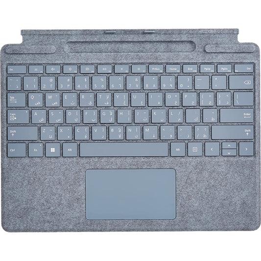 Microsoft Surface Signature Keyboard | English/ Arabic | Ice Blue