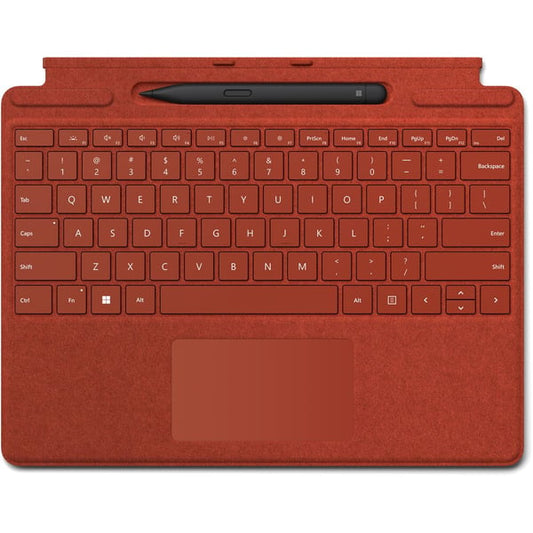 Microsoft Surface Signature Keyboard with Microsoft Surface Slim Pen 2 | English/ Arabic | Red