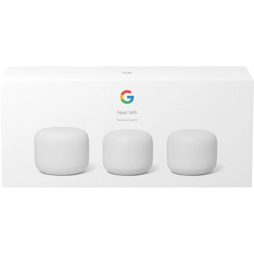 Google Nest Dual-Band Wi-Fi System 2 Points Google Nest Dual-Band Wi-Fi System 2 Points 