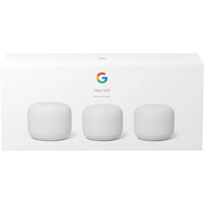 Google Nest Dual-Band Wi-Fi System 2 Points Google Nest Dual-Band Wi-Fi System 2 Points 