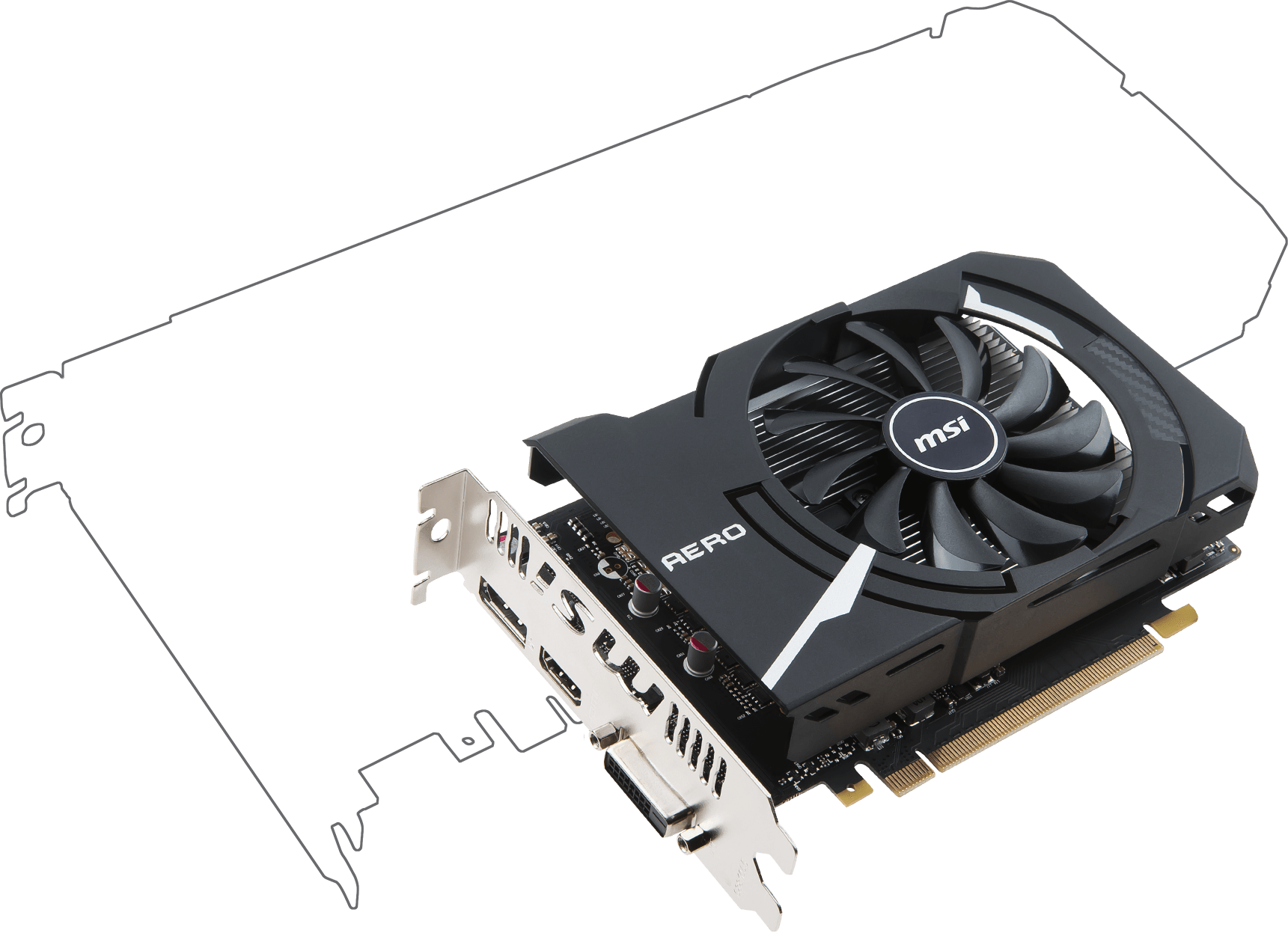 Single Fan Msi Geforce Gtx 1050 Ti 4g Ocv1 4gb Gddr5 Geforce Gtx