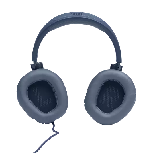 JBL Quantum 100 | Wired Over-Ear Gaming Headset | Flip-up Mic | Blue
