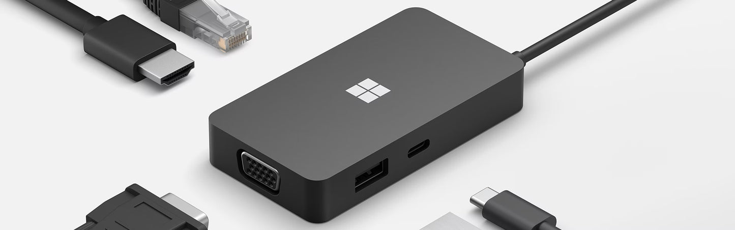 Microsoft Surface USB-C Travel Hub for Business | Black
