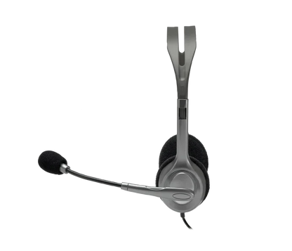 Logitech H110 Wired Headset | Stereo Headphones | Black