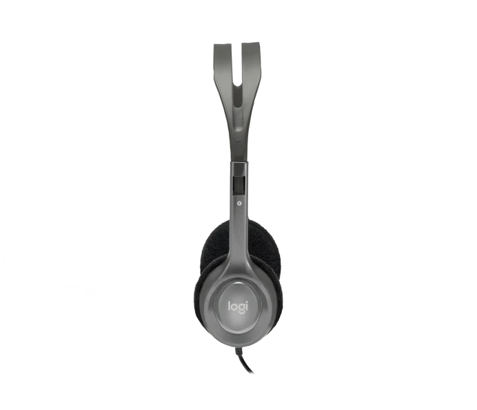Logitech H110 Wired Headset | Stereo Headphones | Black