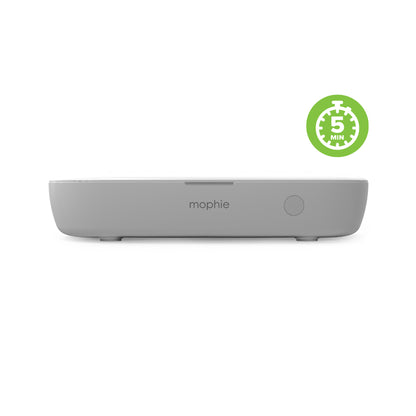 Mophie UV Sterilizer Box | Multi-Function UV Phone Cleaner Box | Fast Wireless Charging for Smart Phone | Deep UV Sterilizing Box